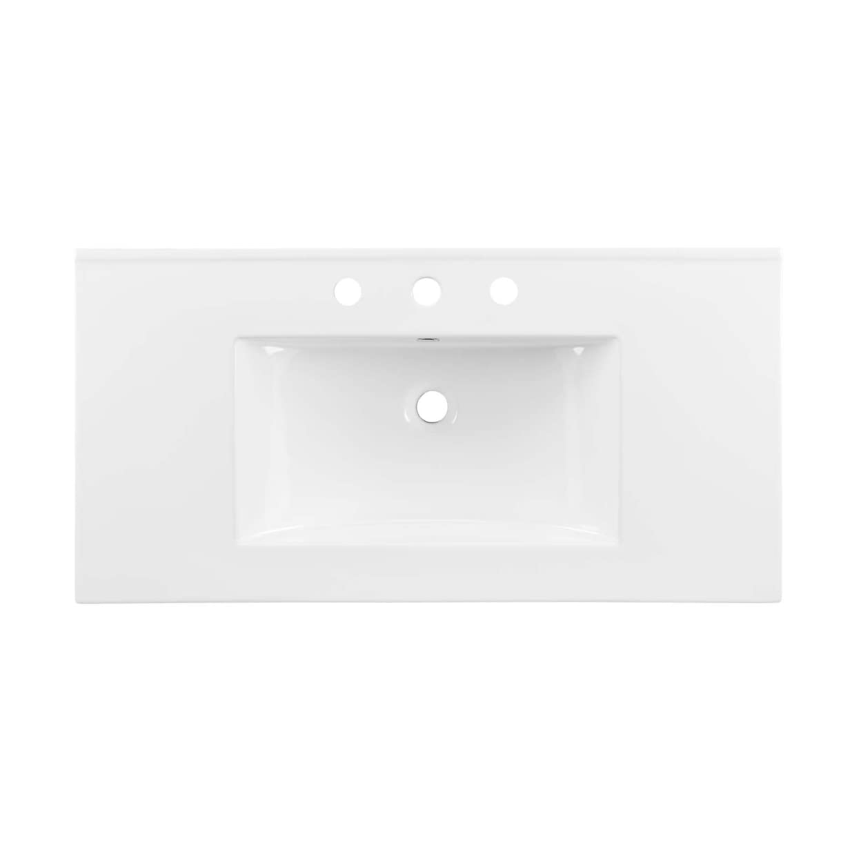 Modway EEI-4203-WHI Cayman 36" Bathroom Sink White - Citiesdeals