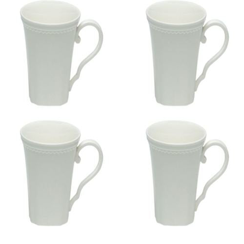 Red Vanilla FN900-415 Classic Mugs 14-Ounce White Set of 4 - Citiesdeals