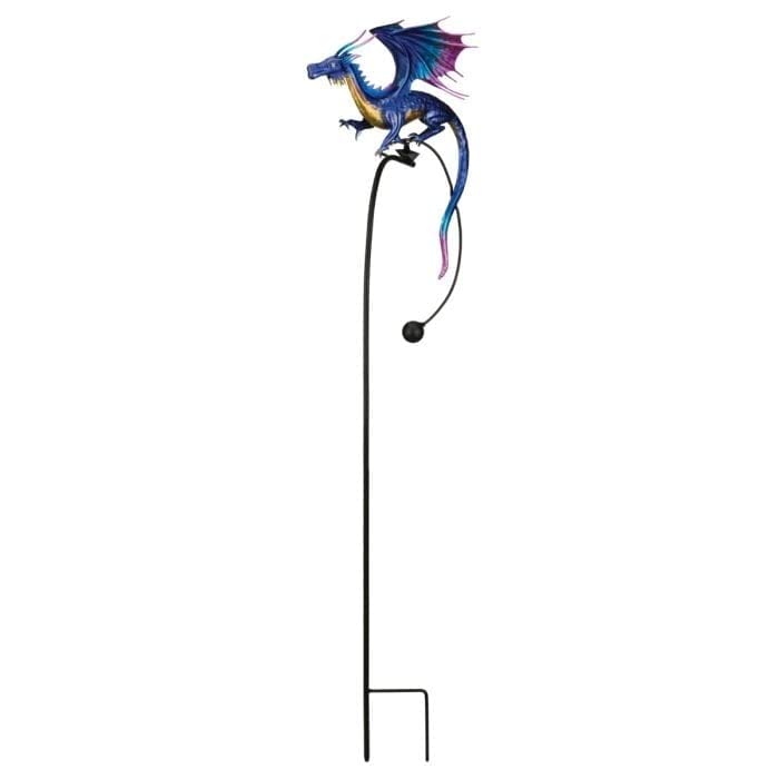 Dragon Rocker Stake Purple Metal - Citiesdeals