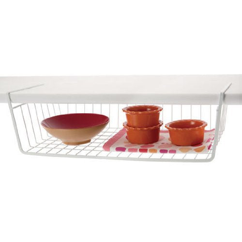 Organized Living Large Under-Shelf Basket - White - Citiesdeals