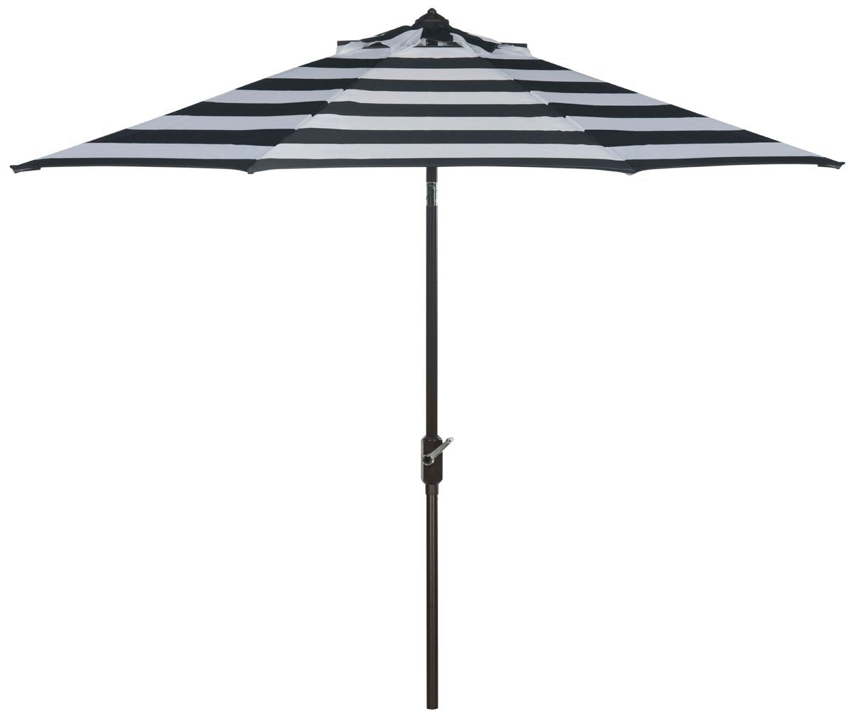Safavieh Outdoor Collection Iris Fashion Line Auto Tilt Black and White 9-inch White/Black