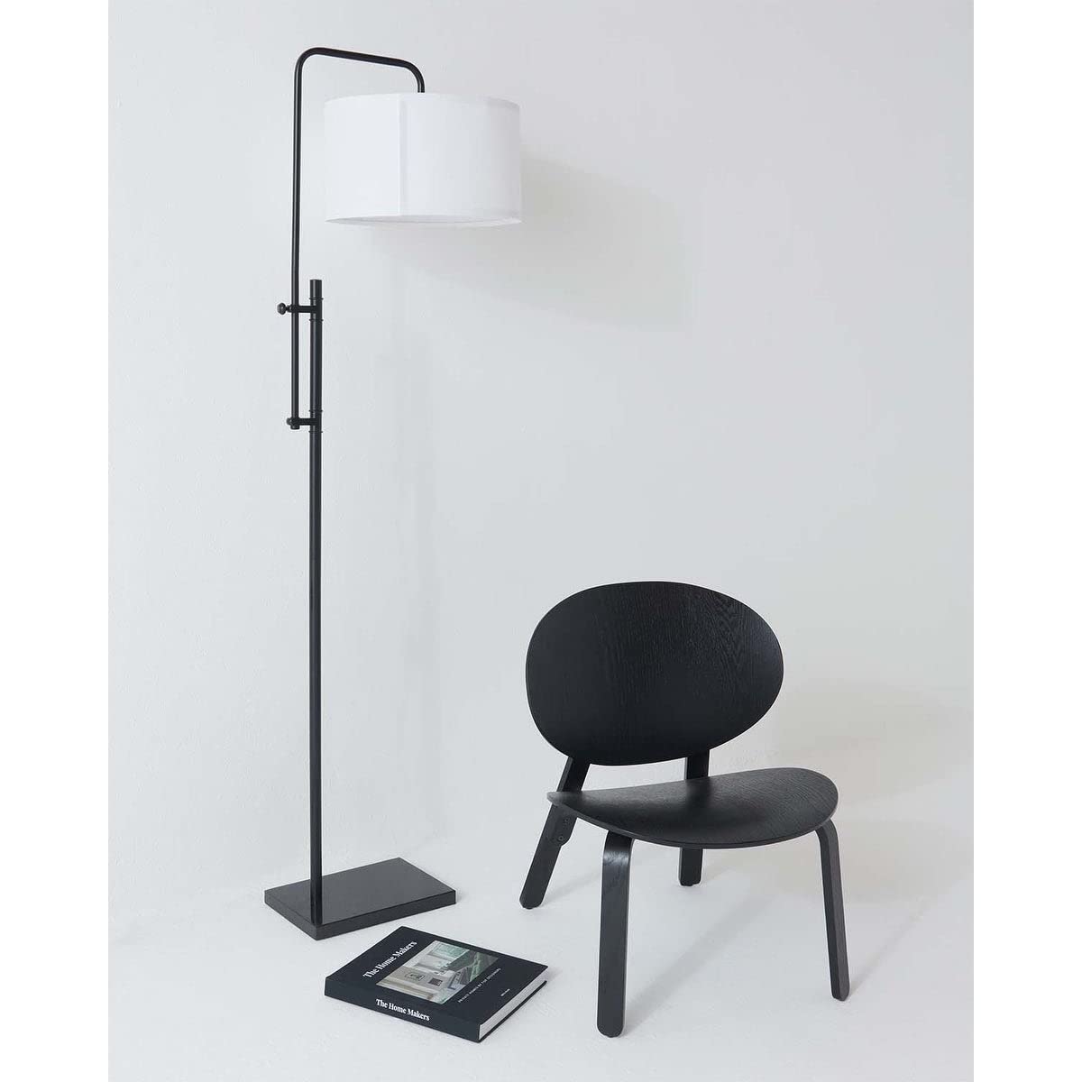 Leo Led Floor Lamp Black. Black Mid-Century Modern Bulbs Included Energy - Citiesdeals