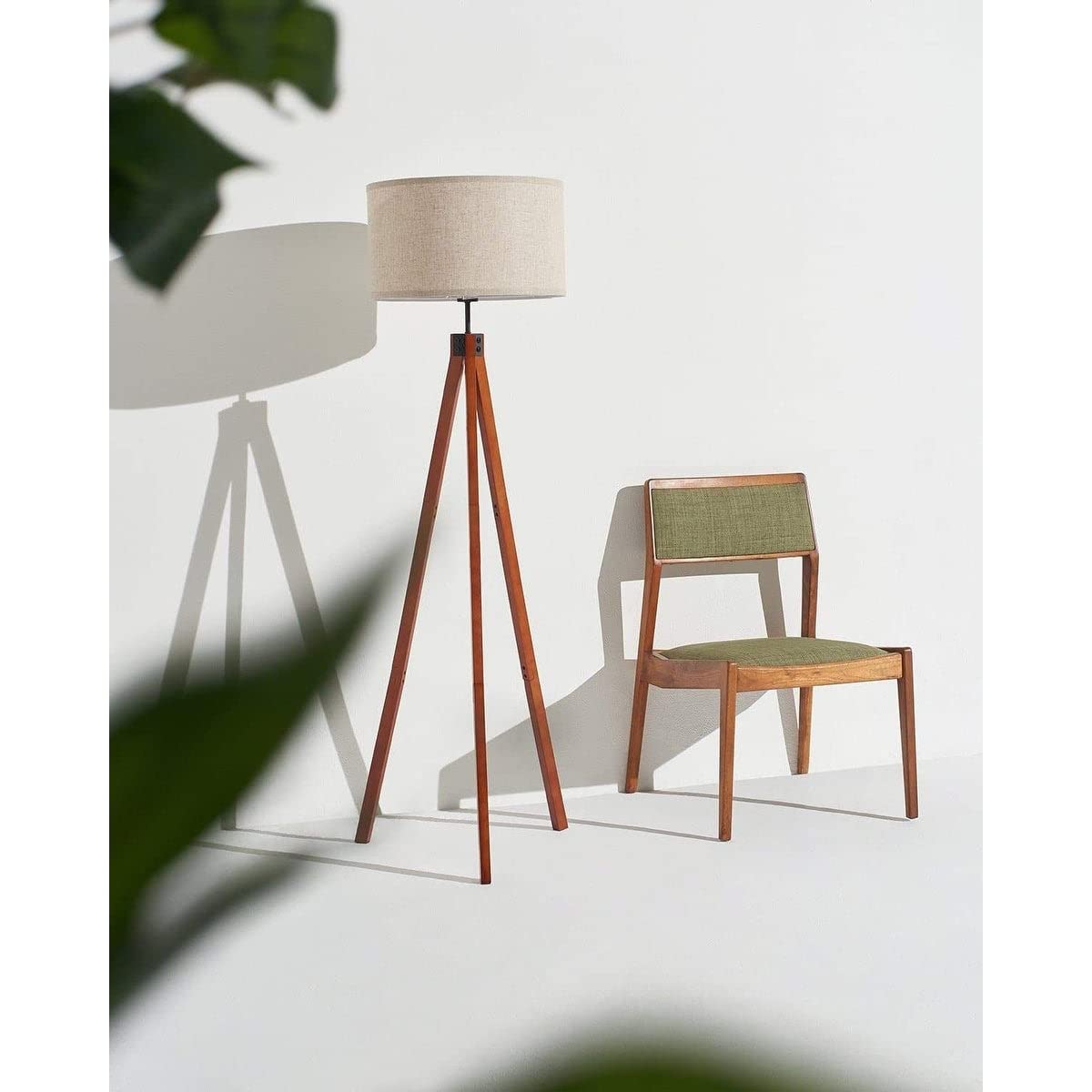 Led Floor Lamp Brown Traditional Bulbs Included Energy Efficient - Citiesdeals