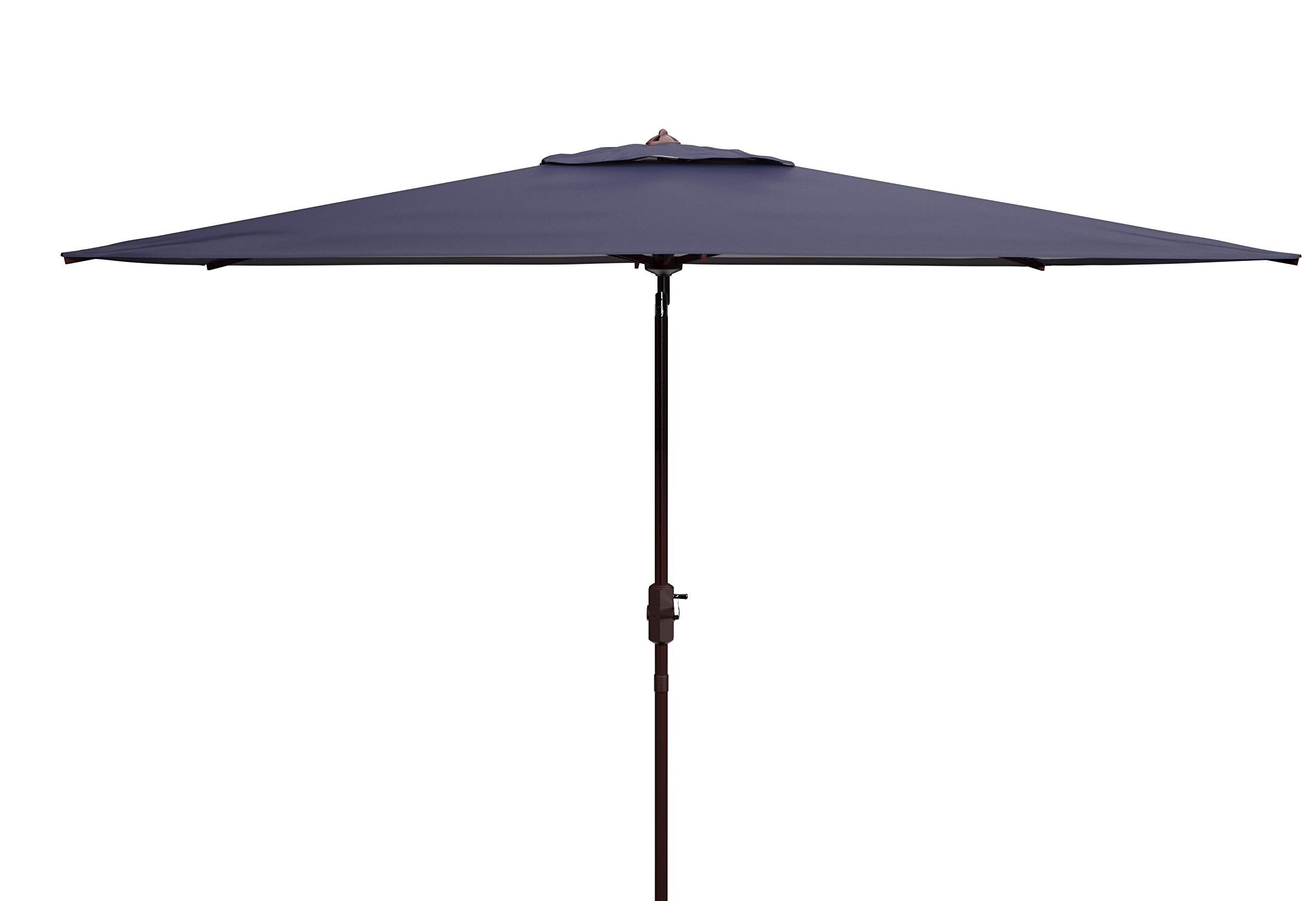 Safavieh PAT8307A Outdoor Athens Navy and White 6'6" x 10' Rectangle Crank UV - Citiesdeals