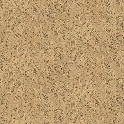 Neutral Large Cork allpaper 20.5in X Brown Abstract Modern Contemporary Paper
