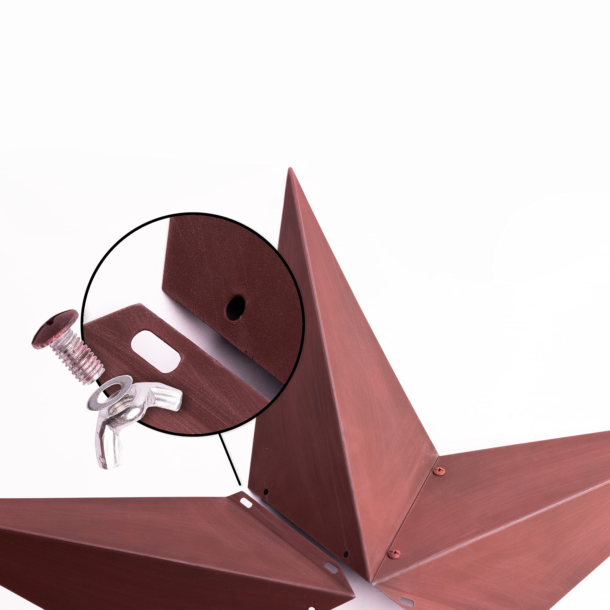 CWI Gifts Metal Barn Star - 36 inch Galvanized Hanging Star - Farmhouse Wall - Citiesdeals