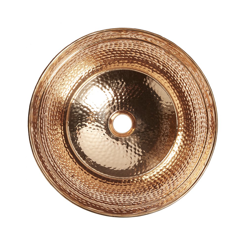 Sinkology SB302-16NU Sinkology Bardeen 16 Inch copper Vessel Sink Handmade Naked - Citiesdeals