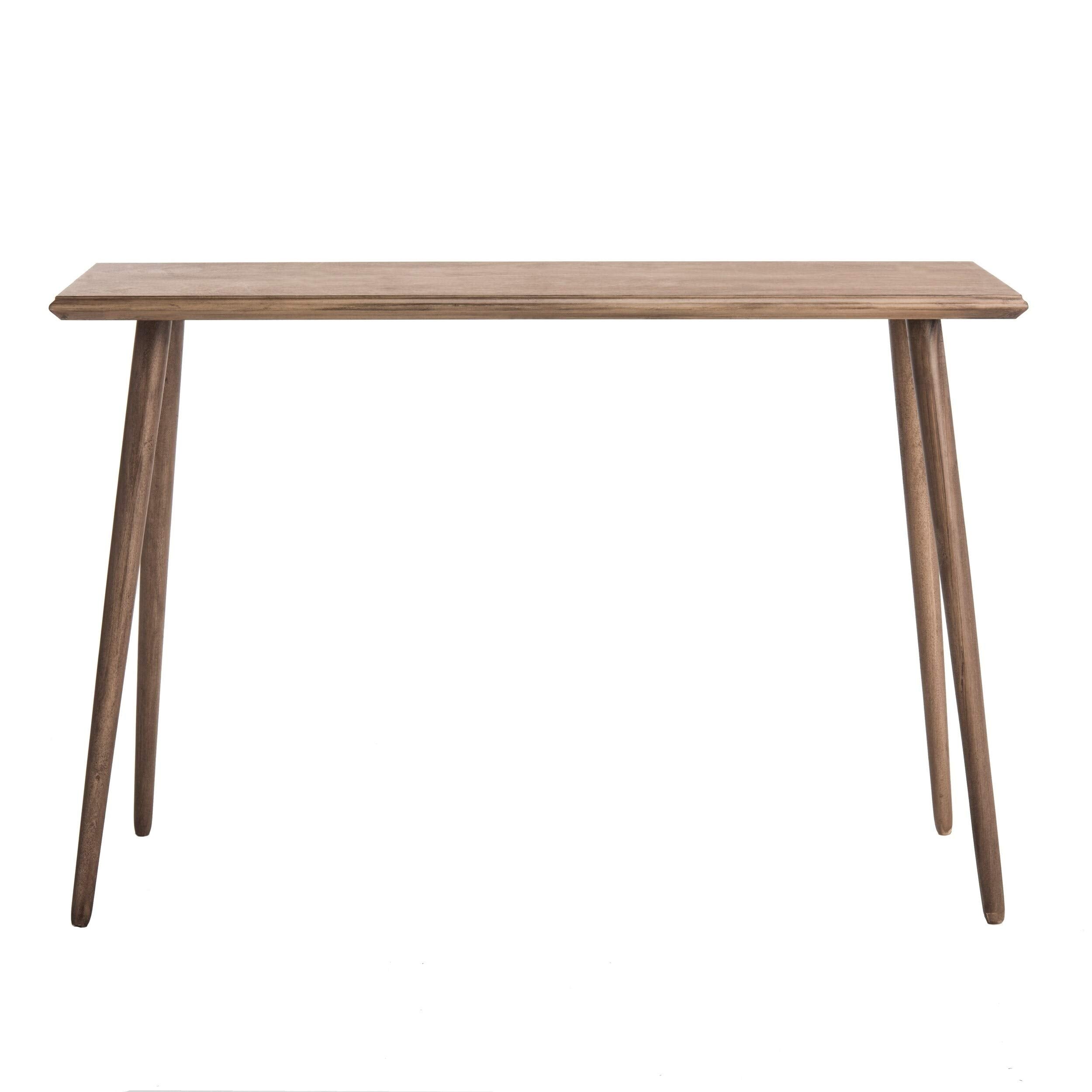Chocolate Brown Console Table - 47.3" X 15.8" 32" Casual Modern Contemporary - Citiesdeals