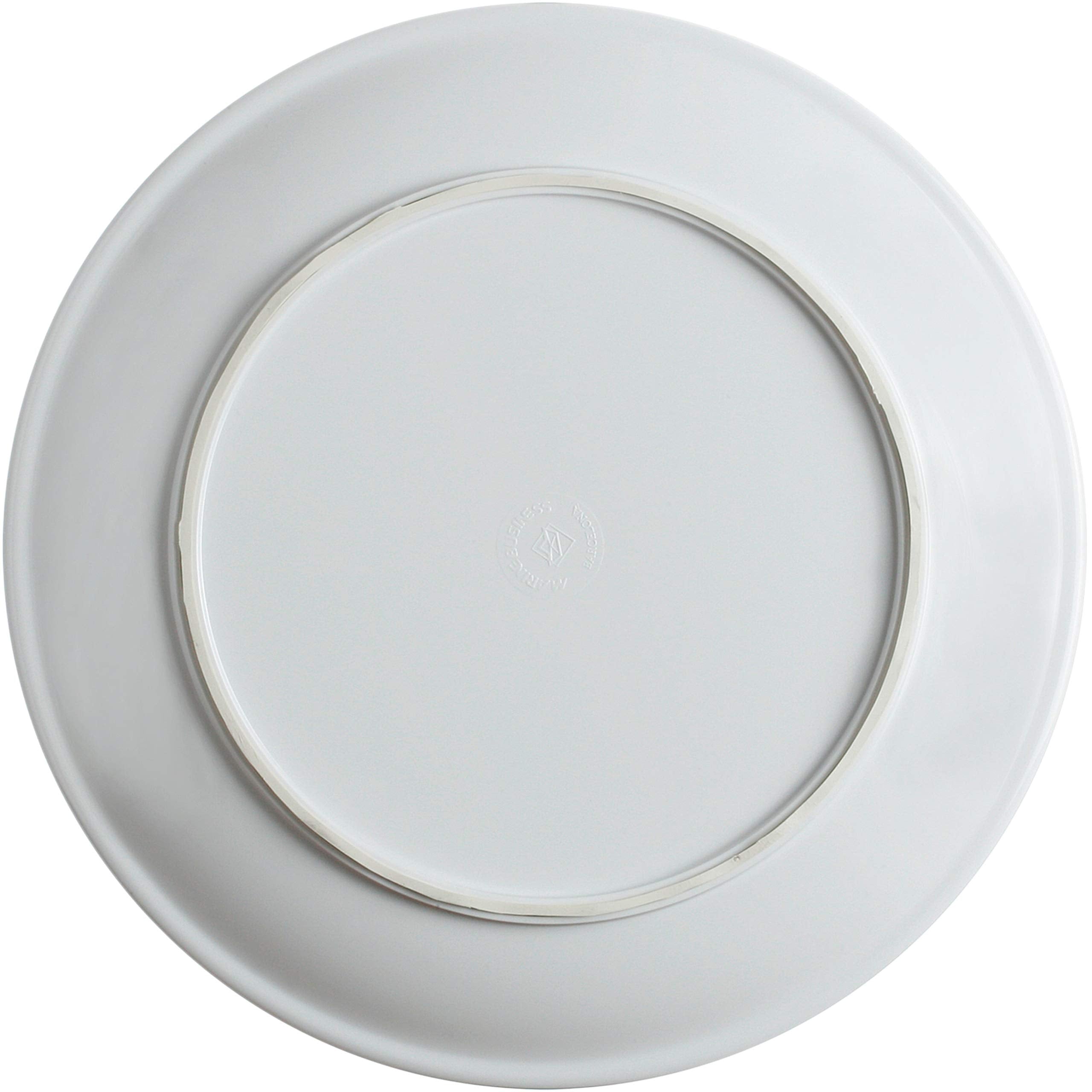 Non-slip Dinner Plate Set Of 6 Multi Color Coastal Casual Round Dishwasher Safe - Citiesdeals