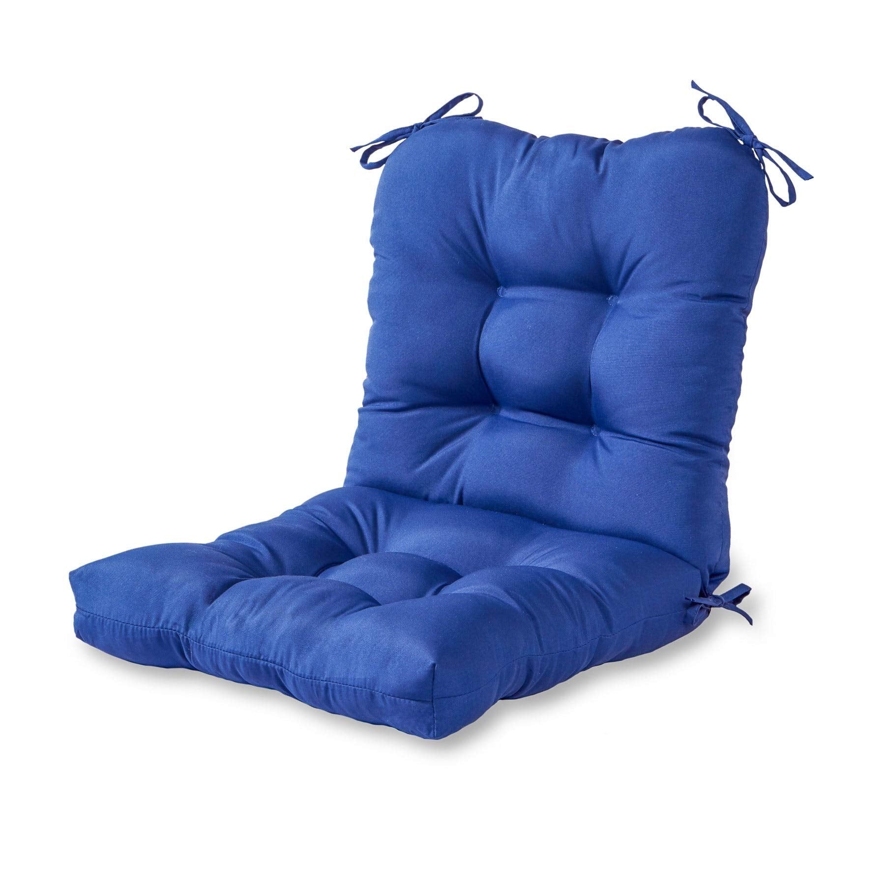 Driftwood Outdoor Marine Blue Seat/Back Chair Cushion Solid Modern - Citiesdeals
