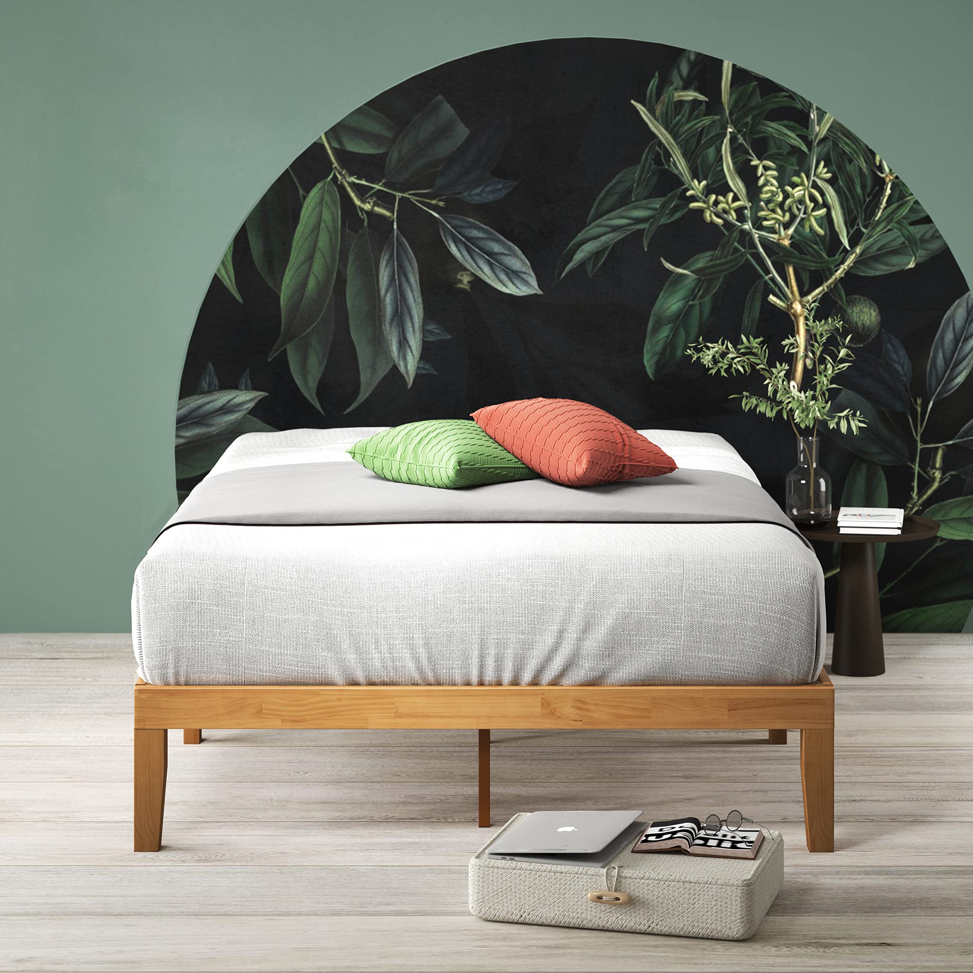 ZINUS Moiz Wood Platform Bed Frame Wood Slat Support No Box Spring Needed Easy Full - Citiesdeals
