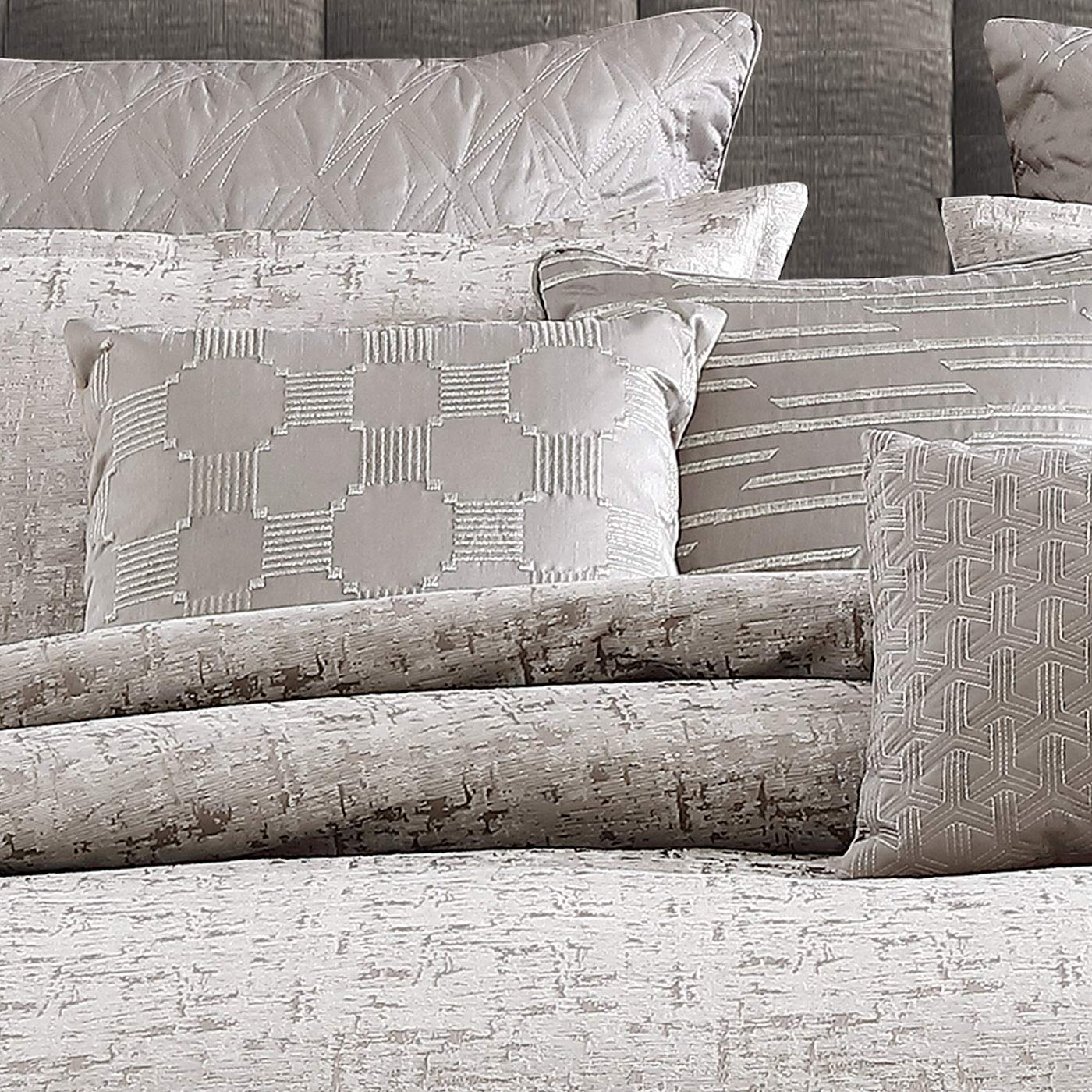 Riverbrook Home 100% Polyester Comforter Set Queen Genoa - Gray 9 Piece Set - Citiesdeals