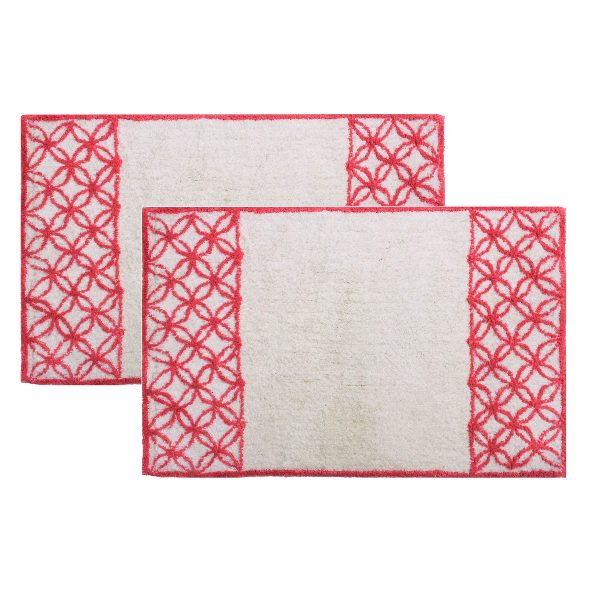 Sherry Kline Romance Cotton 21 x 34 Bath Rug (Set of 2) - Citiesdeals