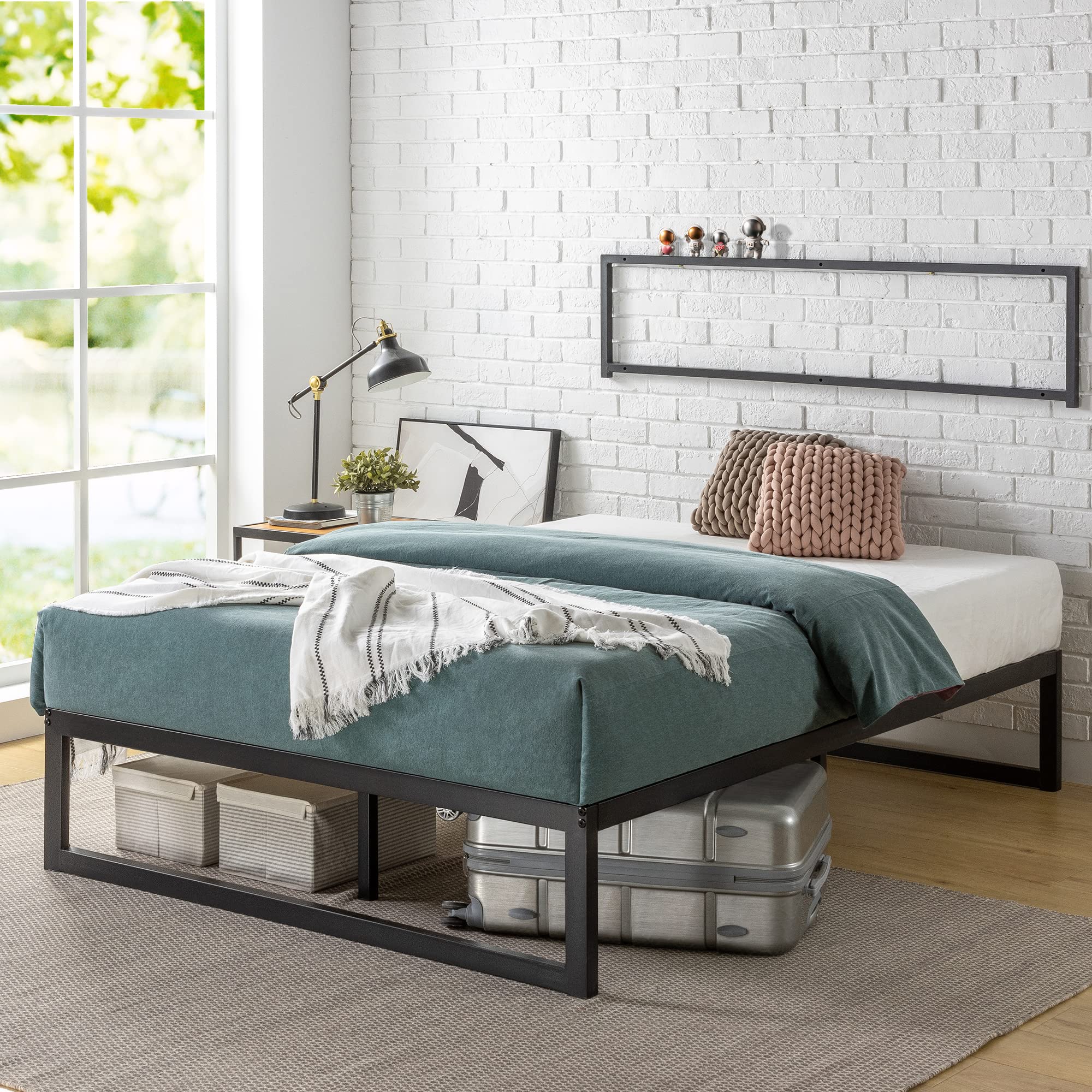ZINUS Abel Metal Platform Bed Frame Mattress Foundation with Steel Slat Full