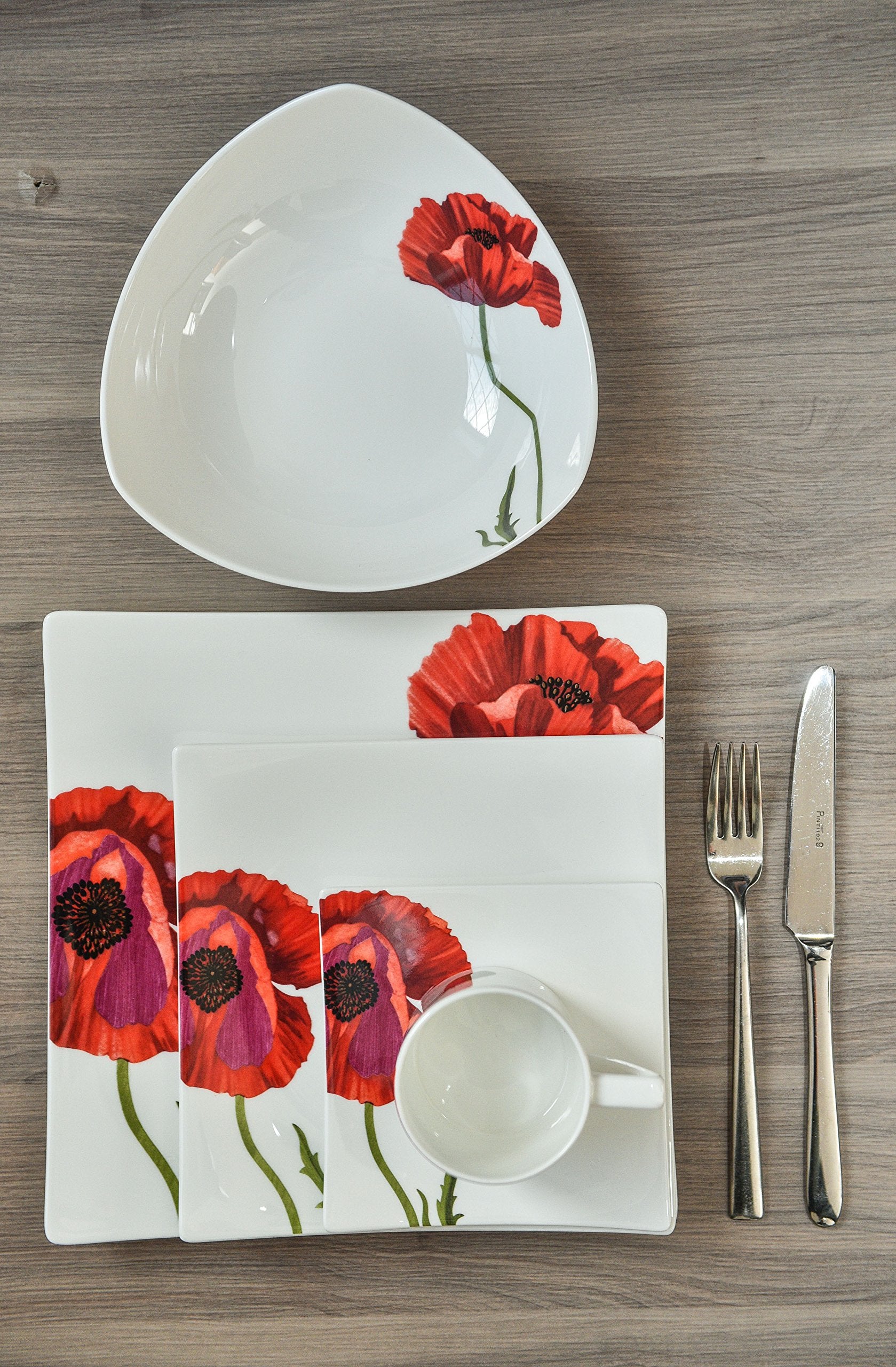 Red Vanilla Summer Sun Salad Plates Set of 4 - Citiesdeals