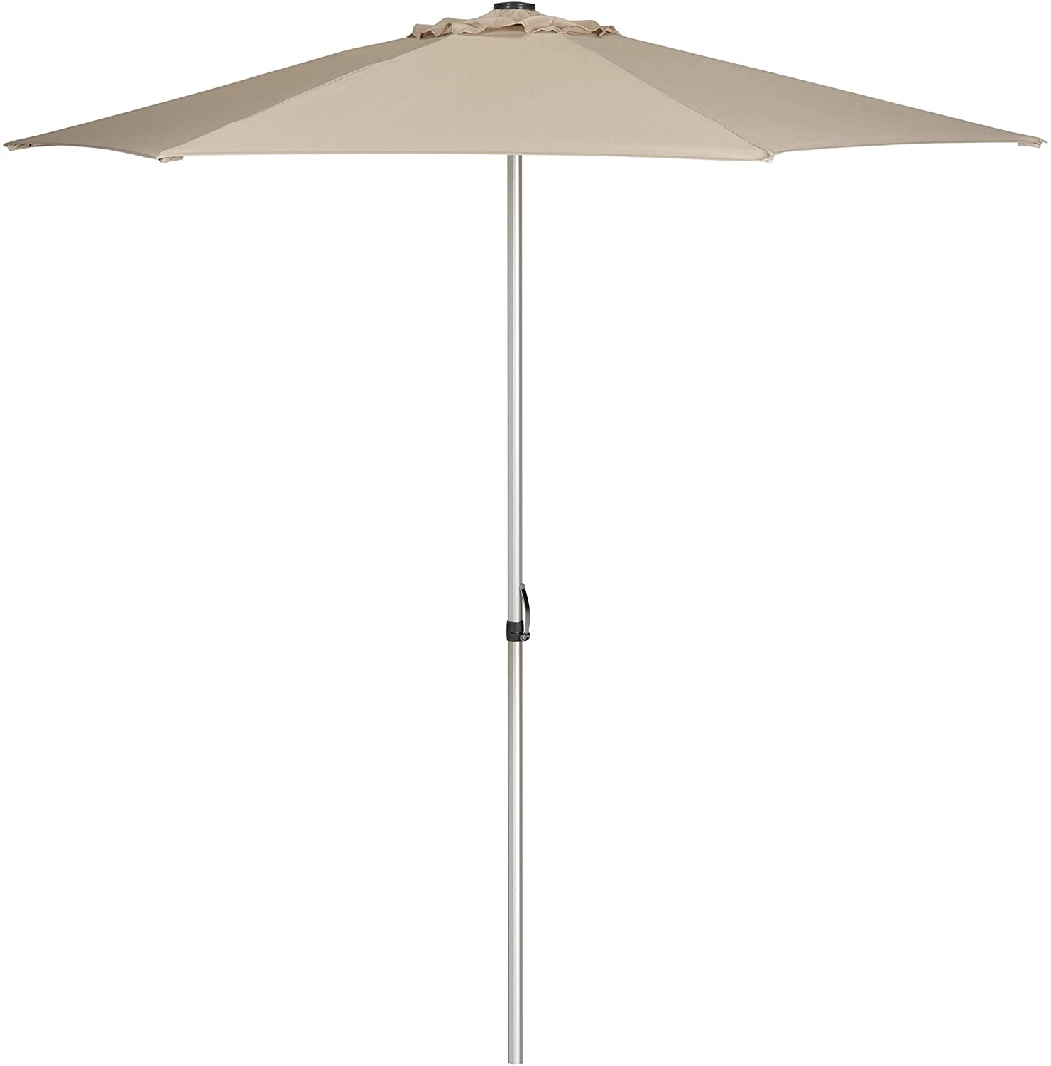 Tilt Crank 9ft Easy Glide Market Patio Umbrella Base Not Included Beige Modern Contemporary Octagonal - Citiesdeals
