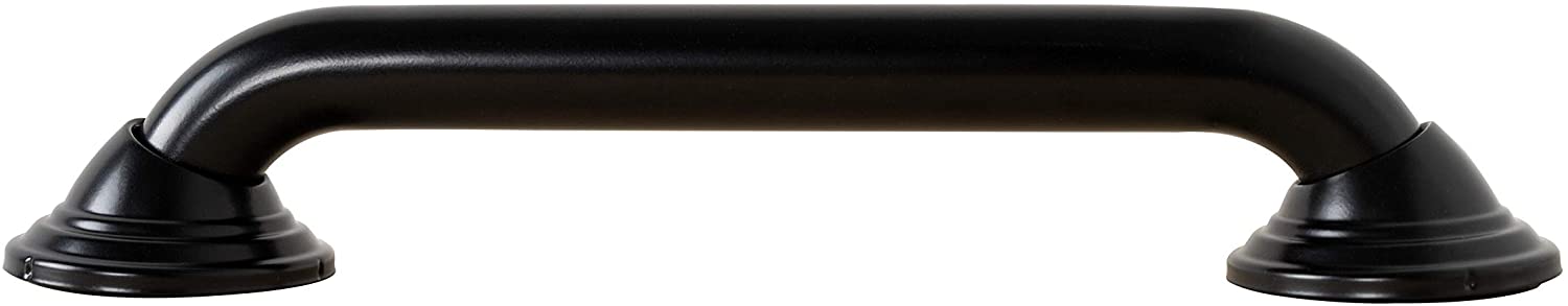 Decorative Shower Safety Grab Bar Black 12" Stainless Steel - Citiesdeals