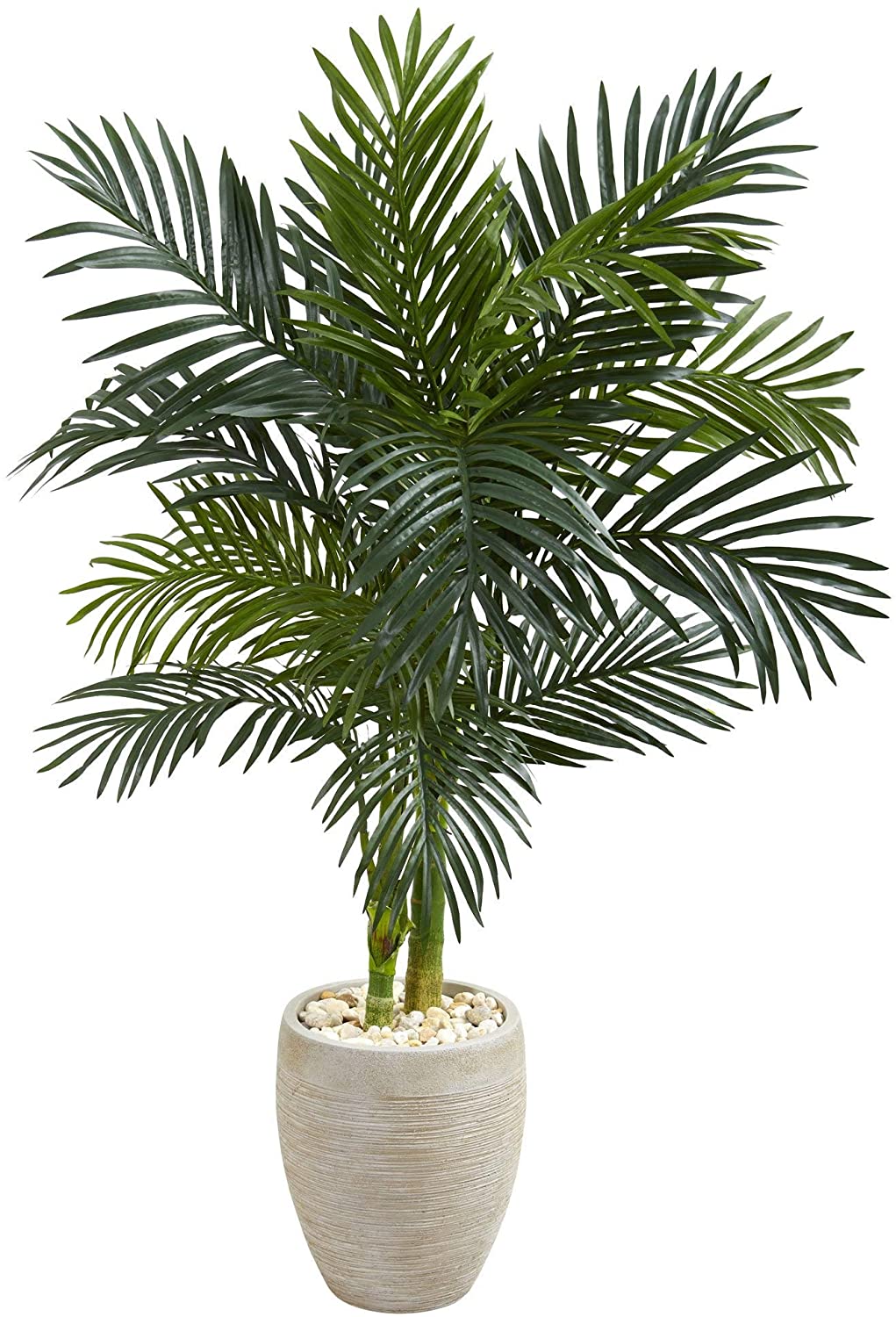 4 5' Golden Palm Artificial Tree Oval