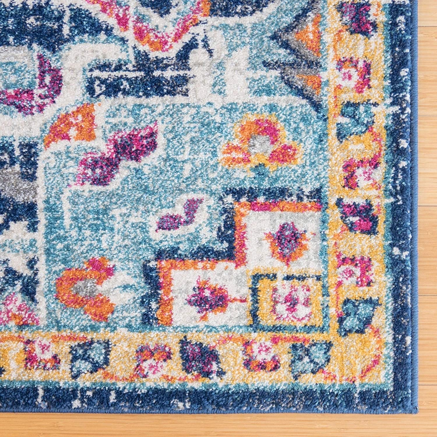 Area Rug (5'3" X 7') Gertmenian 5' 7' Color Oriental Patterned Polypropylene Latex Free
