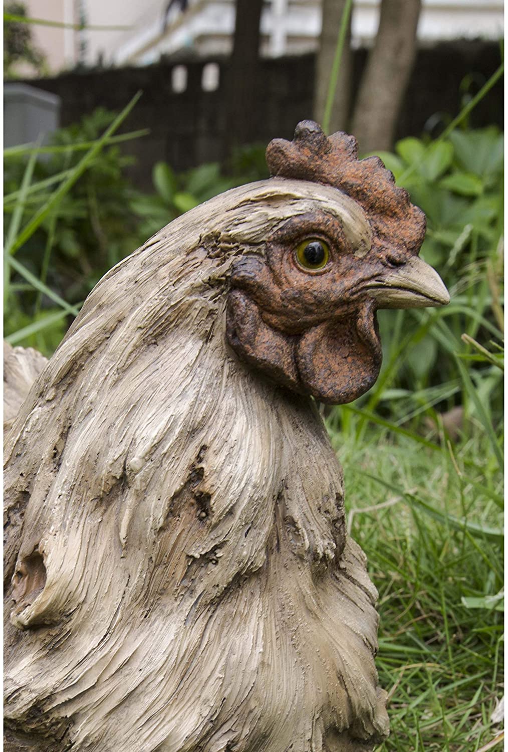 Squatting Hen Statue Polyresin - Citiesdeals