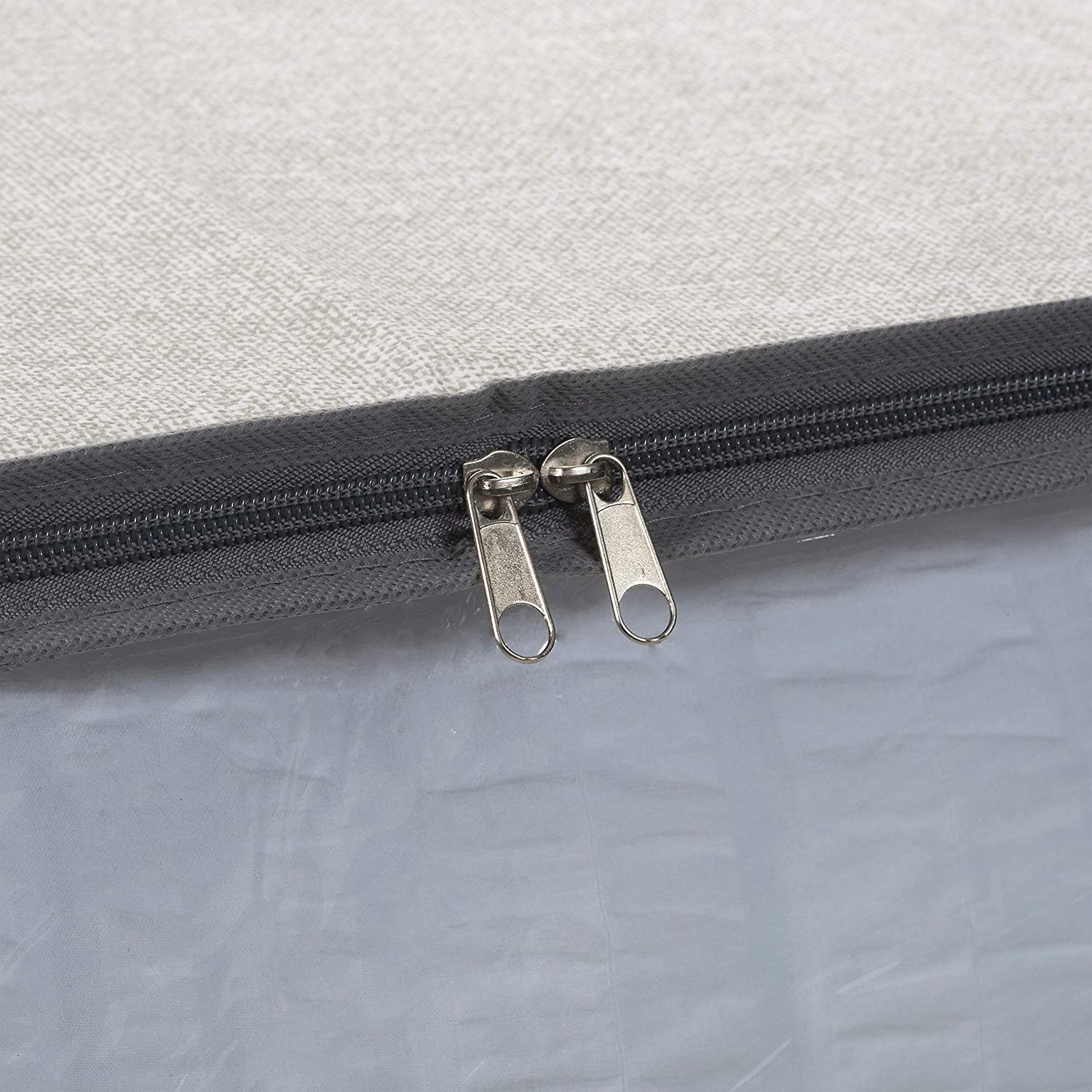 Blanket Bag Grey 24" xx 18"x 12" Fabric Textured - Citiesdeals